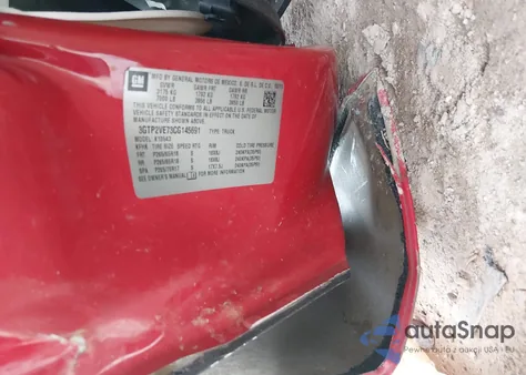 2012 GMC Sierra 1500 Sle z USA, uszkodzony, nr VIN 3GTP2VE73CG145691